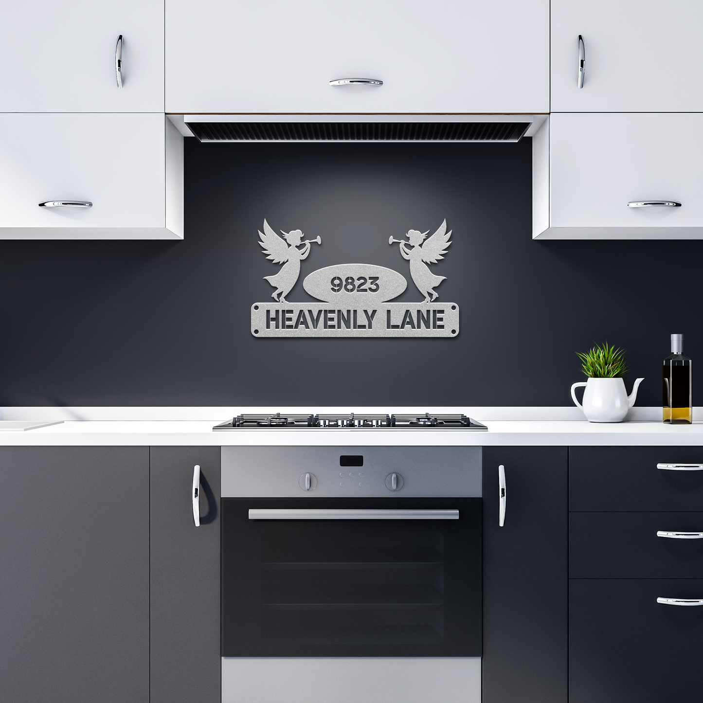 Angel_Address_Sign_Silver_Dark_Kitchen_Mockup.png
