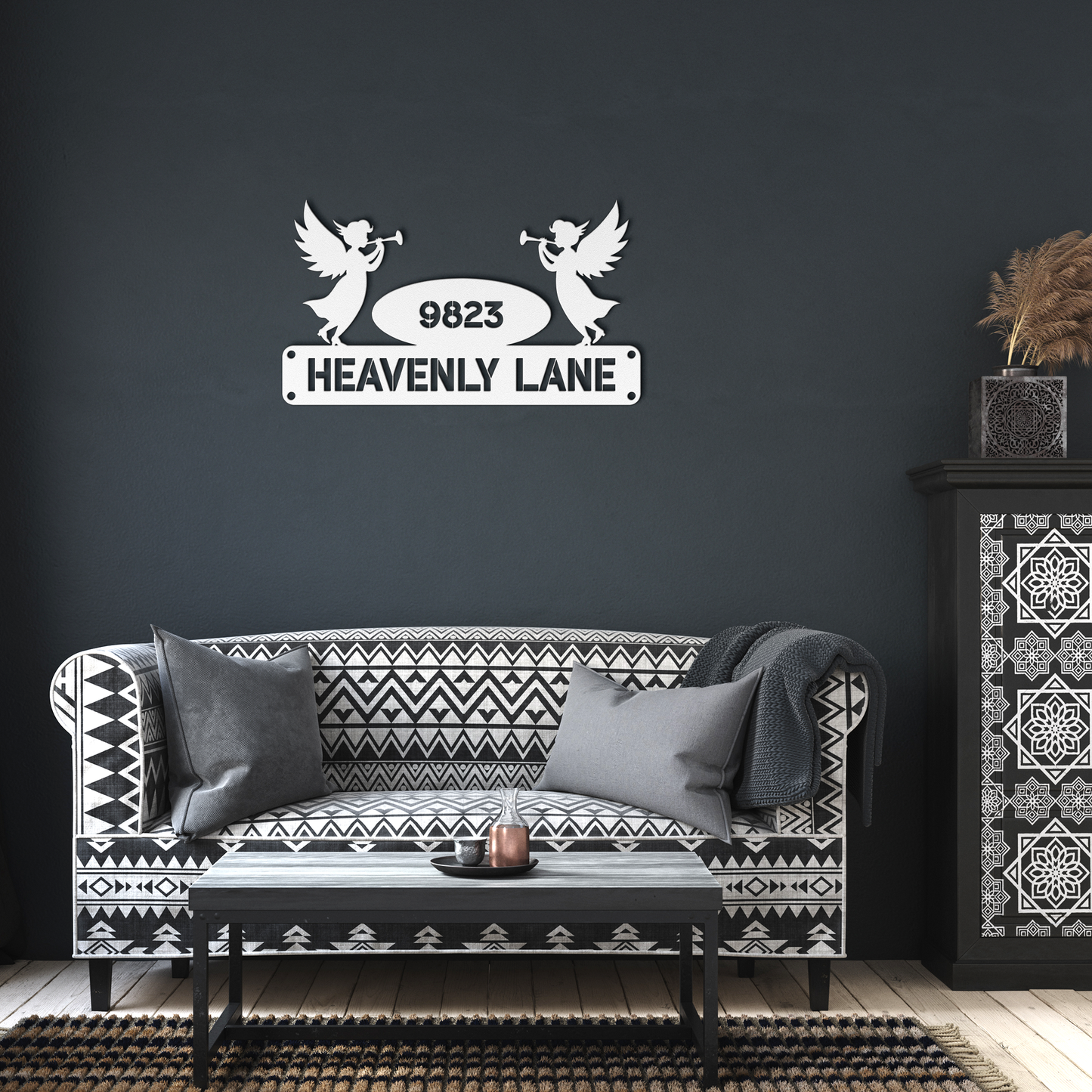 Angel_Address_Sign_White_Dark_Living_Room_Mockup.png