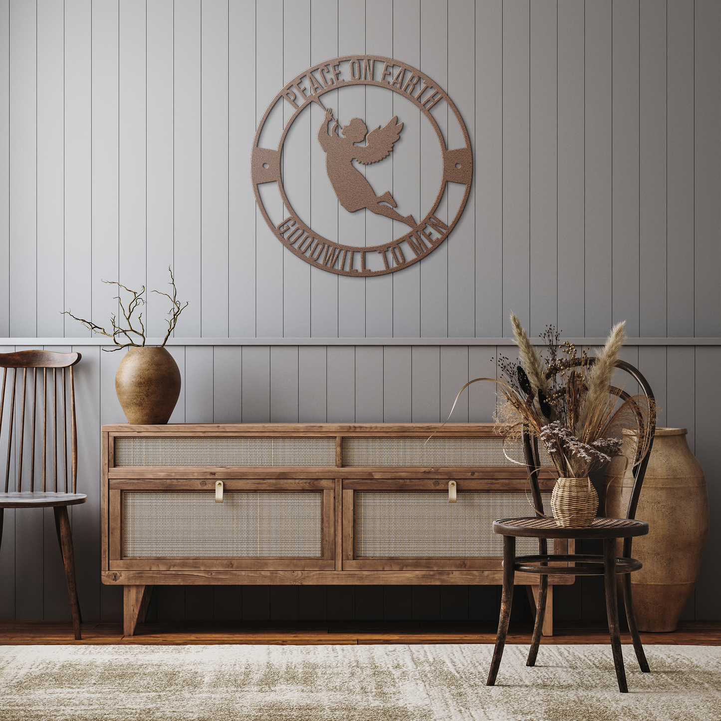 Angel_Metal_Sign_Copper_Rustic_Hallway_Mockup.png