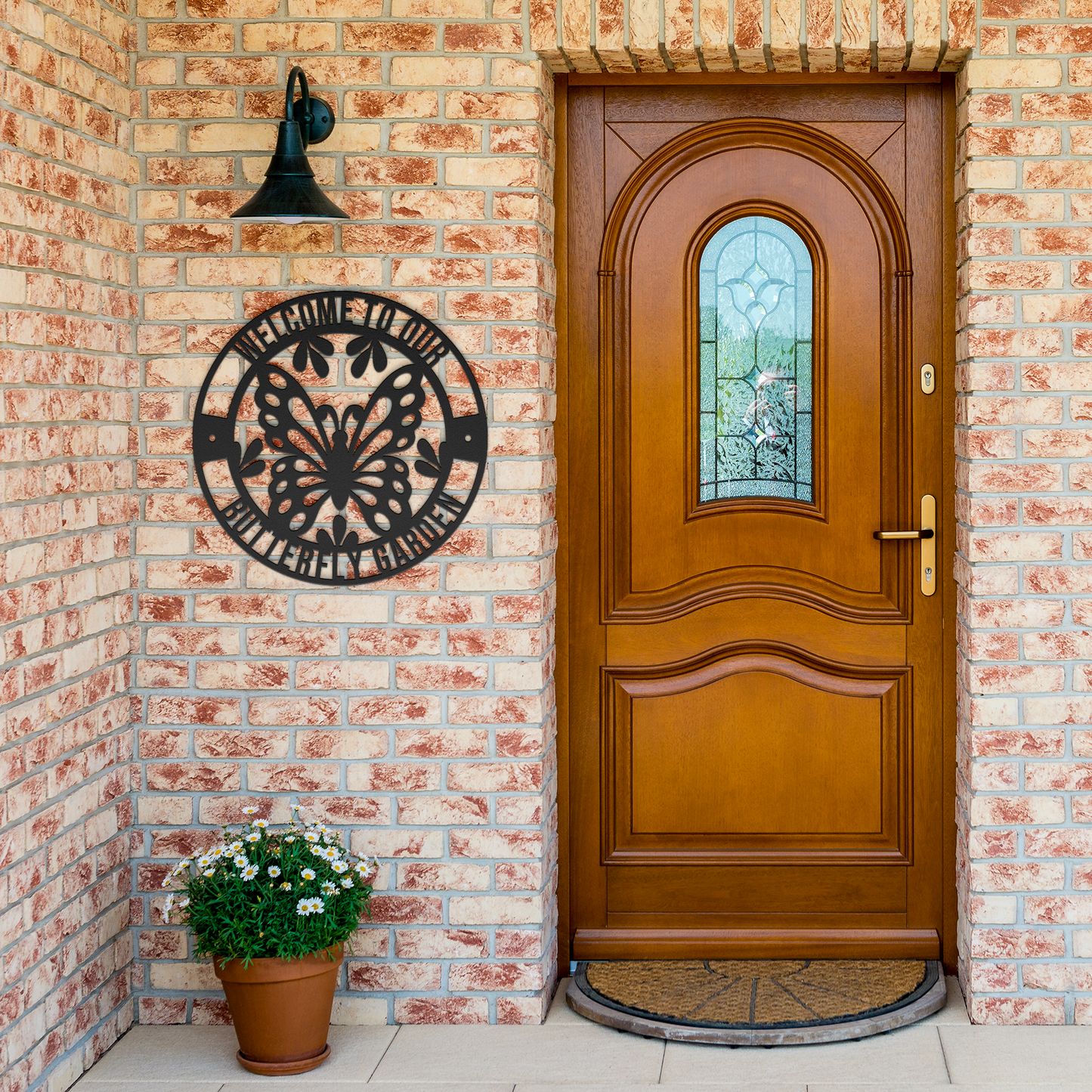 Butterfly_Metal_Sign_Black_Brick_Entrance_Mockup.png