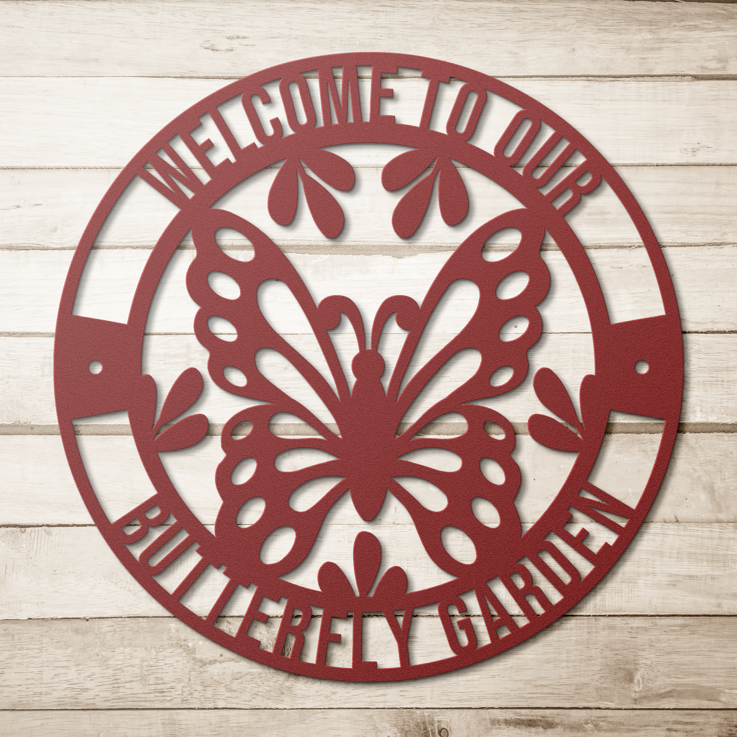 Butterfly_Metal_Sign_Red_Simple_Wood_BKGD_Mockup.png