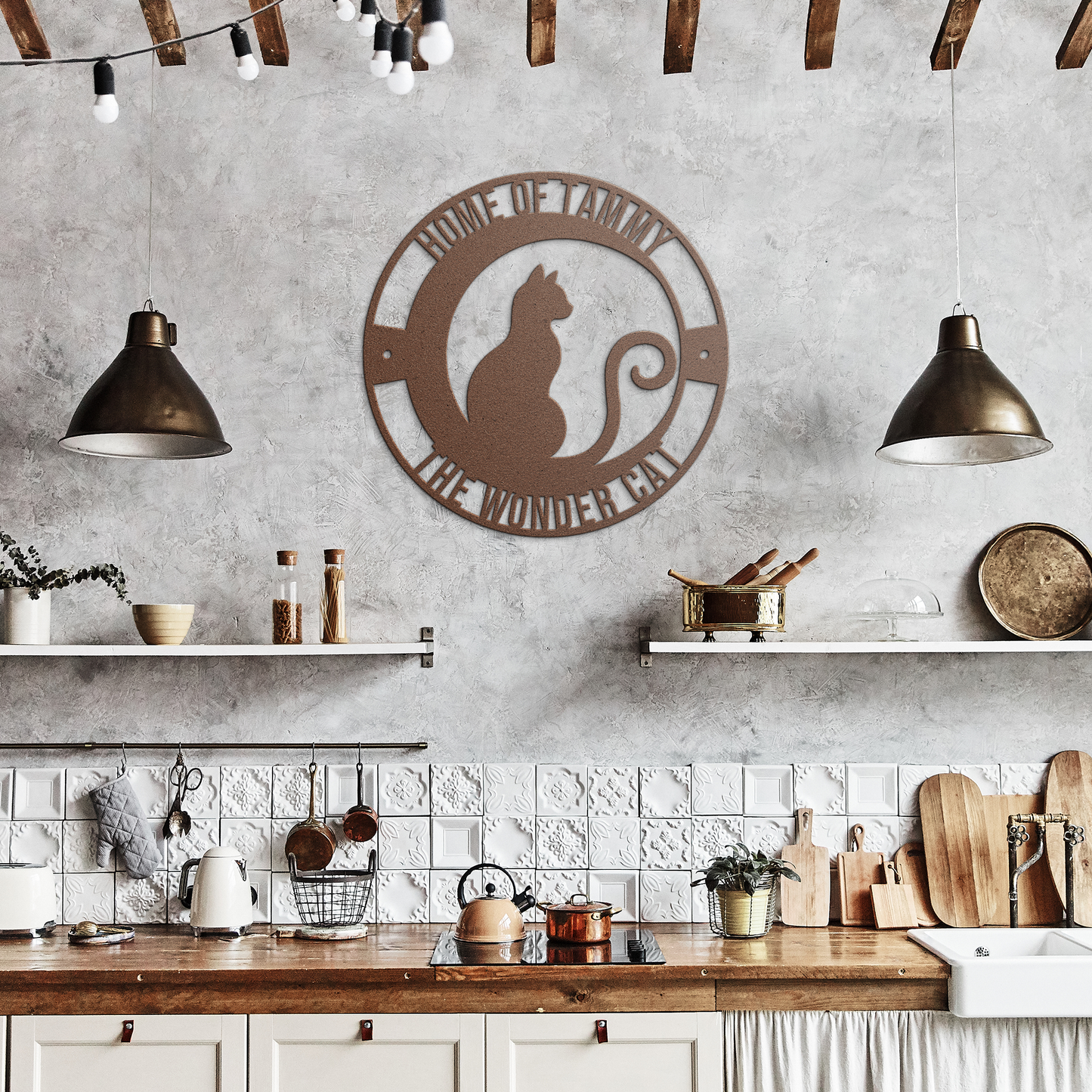 Cat_1_Metal_Sign_Copper_Rustic_Kitchen_Mockup.png