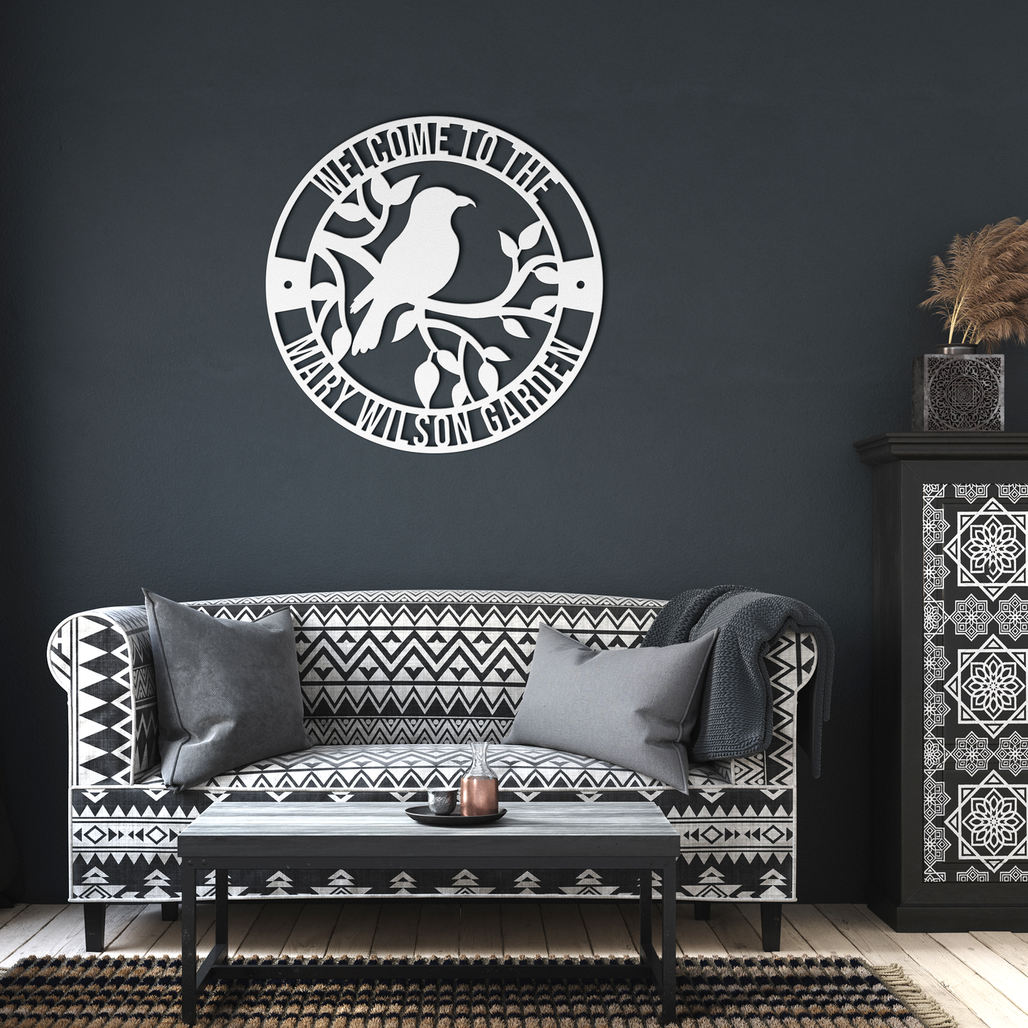 Circular_Bird_Sign_White_Dark_Living_Room_Mockup.png