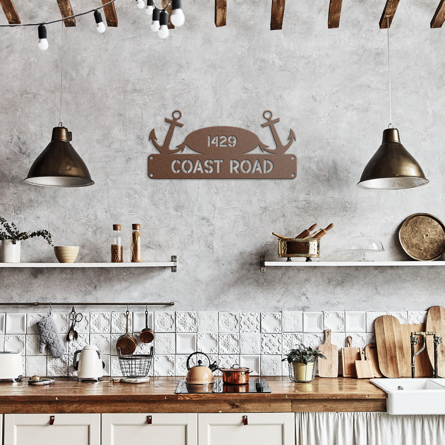 Coastal_Address_Sign_Copper_Rustic_Kitchen_Mockup.png