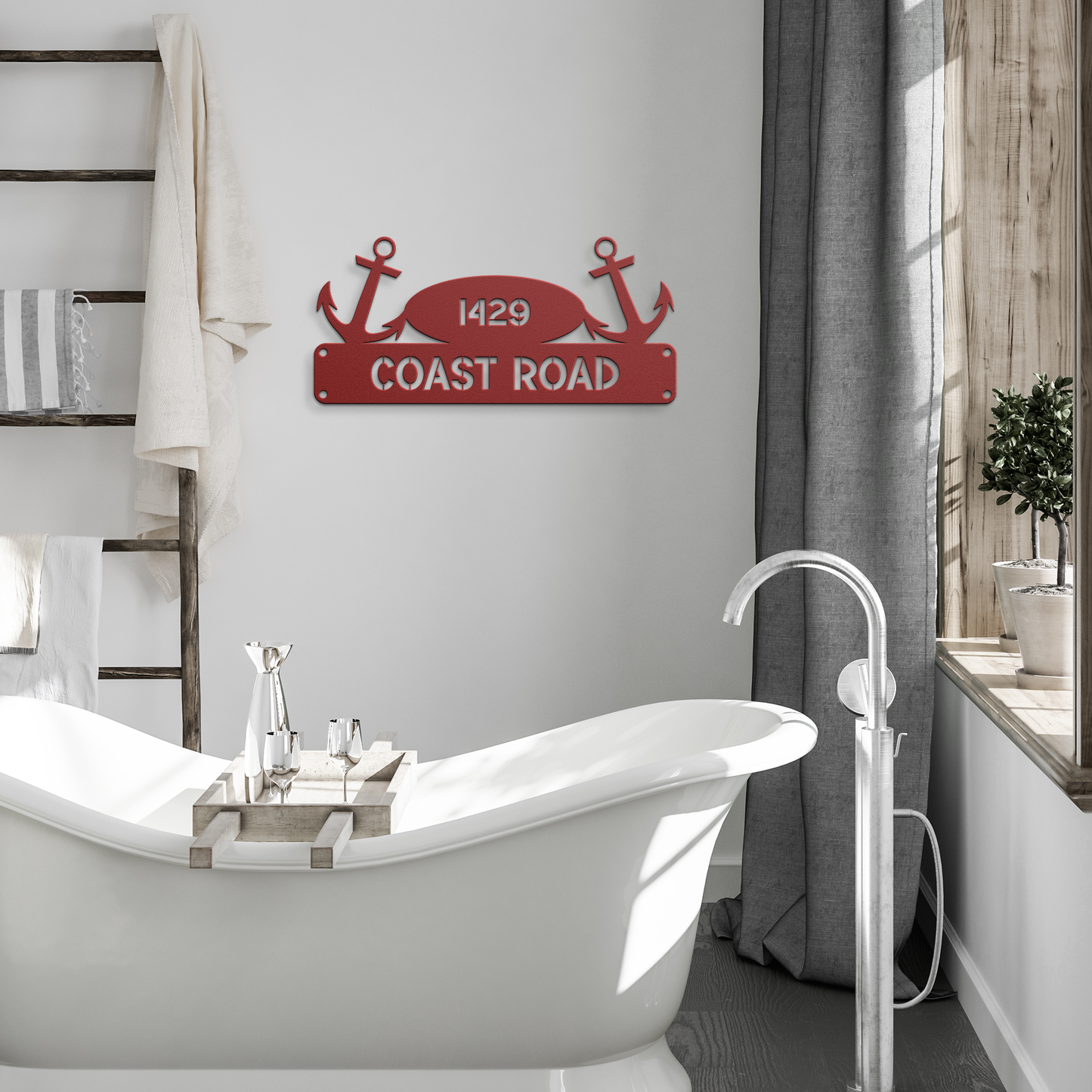 Coastal_Address_Sign_Red_Modern_Bathroom_Mockup.png