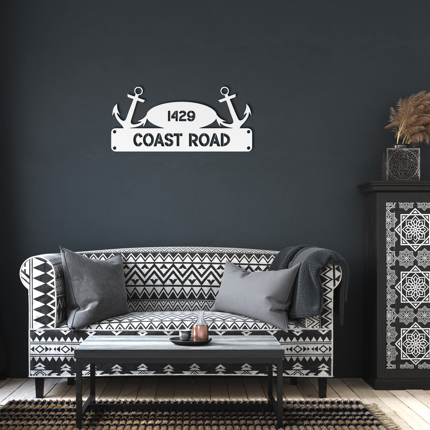 Coastal_Address_Sign_White_Dark_Living_Room_Mockup.png
