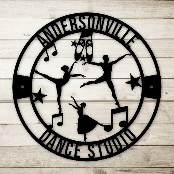 Ballet Dance Metal Sign