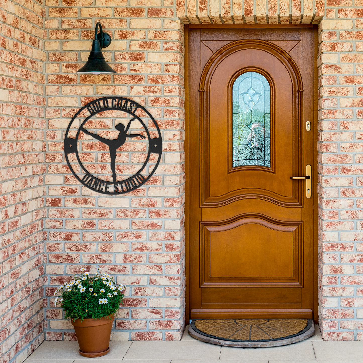 Dancer_1_Metal_Sign_Black_Brick_Entrance_Mockup.png