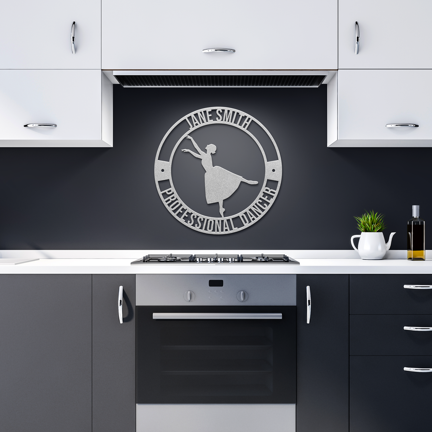 Female_Dancer_Metal_Sign_Silver_Dark_Kitchen_Mockup.png
