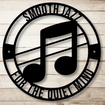 Music Note Metal Sign